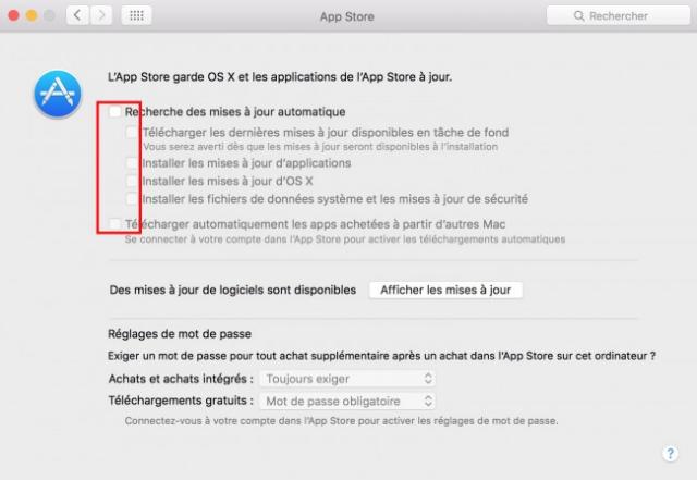 disable mac osx update 5